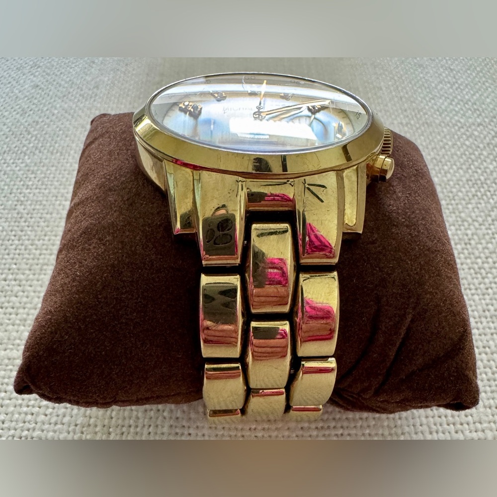 Michael Kors Women's Gold Tone Chronograph Watch - Gold - Picture 10 of 10
